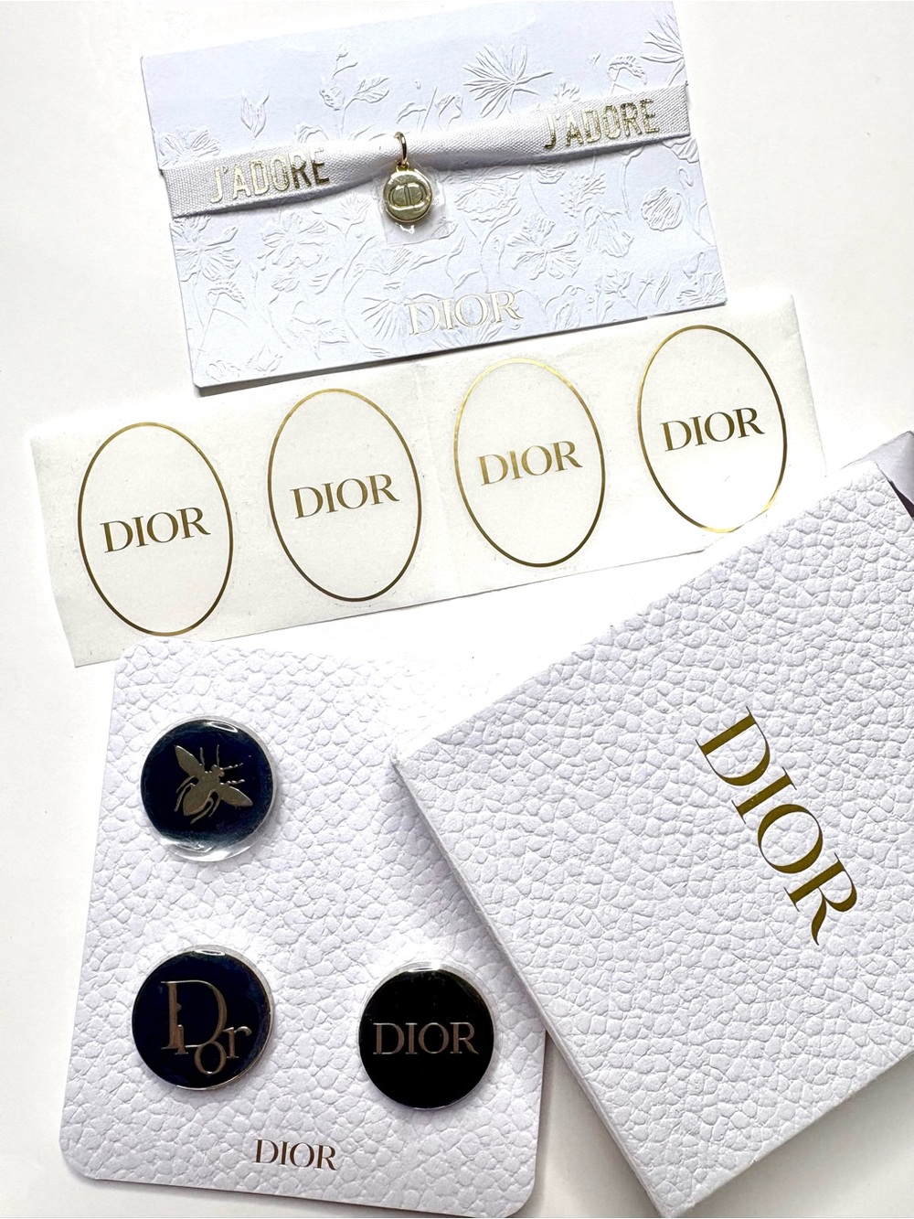 Dior Mini Bundle: Pons, Stickers, Ribbon Bracelet